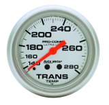 Autometer Ultra-Lite 66.7mm Mechanical 140-280 Degree F Transmission Temperature Gauge thumbnail 8