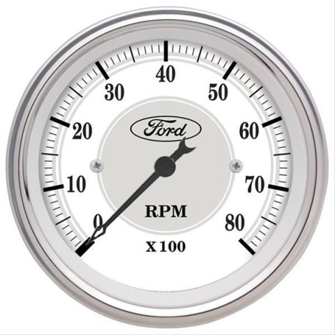 Autometer 3 1/8in In-Dash 8000 RPM Incandescent Flood Lit Tachometer thumbnail 2
