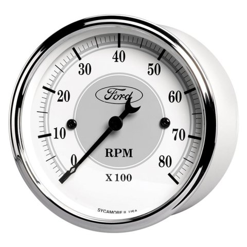 Autometer 3 1/8in In-Dash 8000 RPM Incandescent Flood Lit Tachometer thumbnail 4