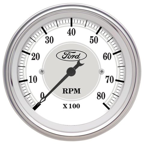 Autometer 3 1/8in In-Dash 8000 RPM Incandescent Flood Lit Tachometer thumbnail 6
