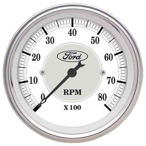 Autometer 3 1/8in In-Dash 8000 RPM Incandescent Flood Lit Tachometer thumbnail 7