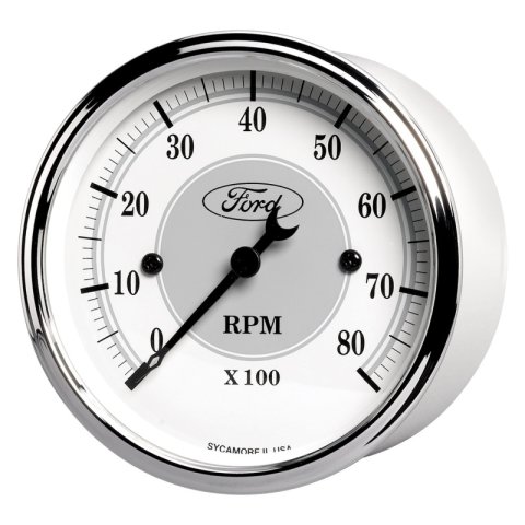 Autometer 3 1/8in In-Dash 8000 RPM Incandescent Flood Lit Tachometer thumbnail 9