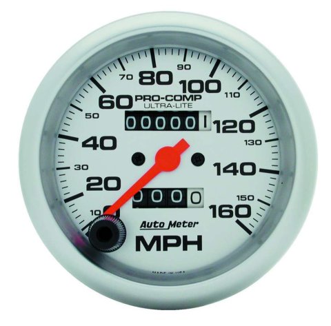 Autometer Ultra-Lite 3-3/8 inch 160 MPH Mechanical In Dash Speedometer thumbnail 8