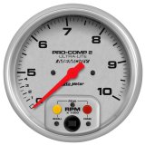 Autometer Ultra-Lite 5 inch 10K RPM In Dash Dual Range w/ Memory Tachometer thumbnail 4