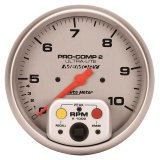 Autometer Ultra-Lite 5 inch 10K RPM In Dash Dual Range w/ Memory Tachometer thumbnail 5