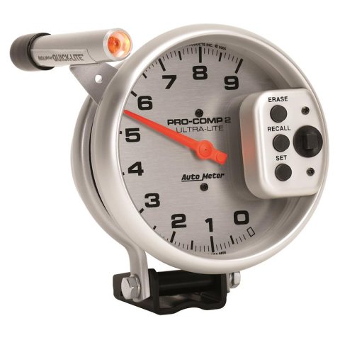Autometer Ultra-Lite 5 inch 9000 RPM Single Range w/ Shift-Lite and Memory Tachometer thumbnail 7