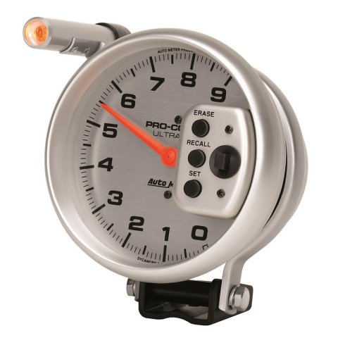 Autometer Ultra-Lite 5 inch 9000 RPM Single Range w/ Shift-Lite and Memory Tachometer thumbnail 8
