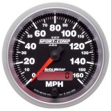 Autometer Sport-Comp II 3-3/8in 0-160MPH In-Dash Electronic Programmable Speedometer thumbnail 2