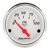 Autometer Arctic White 52mm 0-100 PSI Short Sweep Electronic Oil Pressure Gauge thumbnail 7