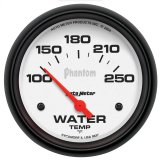 Autometer Phantom 66mm 100-250 Deg F Short Sweep Electronic Water Temperature Gauge thumbnail 3