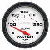 Autometer Phantom 66mm 100-250 Deg F Short Sweep Electronic Water Temperature Gauge thumbnail 4