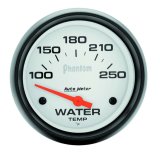 Autometer Phantom 66mm 100-250 Deg F Short Sweep Electronic Water Temperature Gauge thumbnail 8