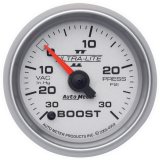 Autometer Ultra-Lite II 52mm 30 In Hg-Vac/30 PSI Full Sweep Electronic Vacuum/Boost Gauge thumbnail 3