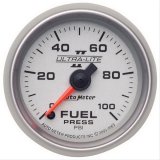 Autometer Ultra-Lite II 52mm 0-100 PSI Full Sweep Electronic Fuel Pressure Gauge thumbnail 1