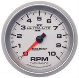 Autometer Ultra-Lite II 3-3/8in 10000 RPM In-Dash Tachometer thumbnail 1