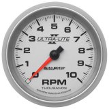 Autometer Ultra-Lite II 3-3/8in 10000 RPM In-Dash Tachometer thumbnail 4