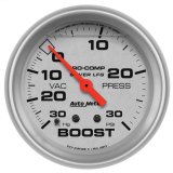 Autometer Ultra-Lite 66.7mm 30 PSI Mechanical Boost Gauge thumbnail 3