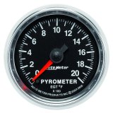 Autometer GS 0-2000 degree F Full Sweep Electronic Pyrometer Gauge thumbnail 3