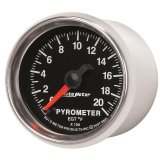 Autometer GS 0-2000 degree F Full Sweep Electronic Pyrometer Gauge thumbnail 5