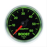 Autometer GS 52mm 0-60 psi Mechanical Boost Gauge thumbnail 1