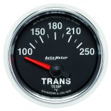 Autometer GS 52mm 100-250 Degree F Short Sweep Electronic Transmission Temperature Gauge thumbnail 3