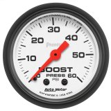 Autometer Phantom 52mm 0-60 PSI Mechanical Boost Gauge thumbnail 3