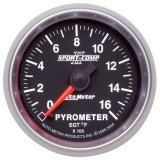 Autometer Sport-Comp II Full Sweep Electronic 52mm 0-1600 degree F Pyrometer Gauge thumbnail 2