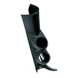 Autometer 99-06 Chevy Silverado/GMC Sierra/Duramax (w/ Speaker) 52mm Dual Pillar Pod Black thumbnail 4