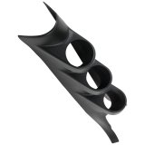 Autometer 11-12 Ford Mustang (Hard Top ONLY) 52mm Black Triple Pillar Pod thumbnail 3