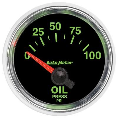 Autometer GS 0-100 PSI Short Sweep Electronic Oil Pressure Gauge