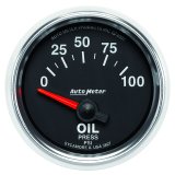 Autometer GS 0-100 PSI Short Sweep Electronic Oil Pressure Gauge thumbnail 3
