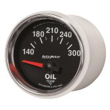 Autometer GS 52mm 140-300 Deg F Short Sweep Electronic Oil Temperature Gauge thumbnail 8