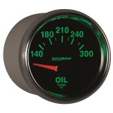 Autometer GS 52mm 140-300 Deg F Short Sweep Electronic Oil Temperature Gauge thumbnail 9