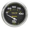 Autometer Carbon Fiber 66.7mm Short Sweep Electronic 0-100 PSI Oil Pressure Gauge thumbnail 7