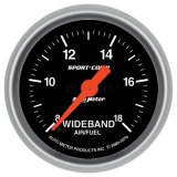 Autometer Sport-Comp 52mm Full Sweep Electronic Analog Wideband Air/Fuel Ratio Gauge thumbnail 4