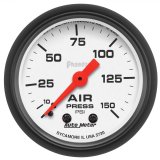 Autometer Phantom 52mm 0-150 PSI Mechanical Air Pressure Gauge thumbnail 1