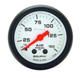 Autometer Phantom 52mm 0-150 PSI Mechanical Air Pressure Gauge thumbnail 8