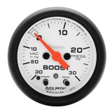 Autometer Phantom 52mm Boost 30 in Hg-Vac/30 PSI FS Electronic Vacuum/Boost w/ Peak Memory & Warning thumbnail 2