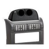 Autometer 97-06 Jeep Wrangler TJ Black Dual Dash Pod thumbnail 1