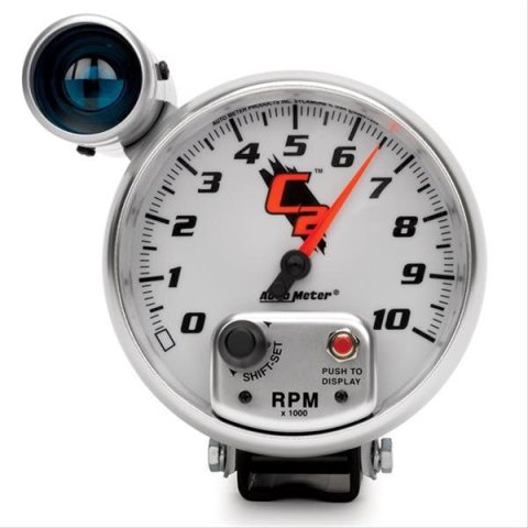Autometer C2 5 inch 10000 RPM Shift-Lite Tach thumbnail 1
