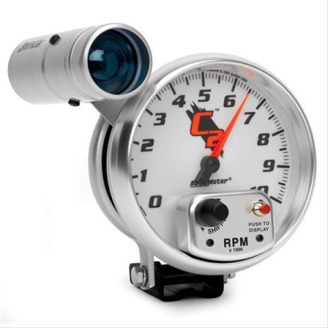 Autometer C2 5 inch 10000 RPM Shift-Lite Tach thumbnail 3