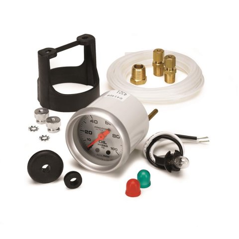 Autometer Ultra-Lite 52mm 0-100 PSI Mechanical Oil Pressure Gauge thumbnail 7