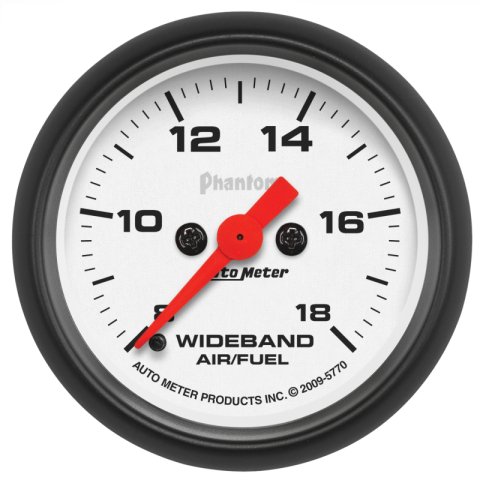 Autometer Wideband 2 1/16 inch Full Sweep Electric Air/Fuel Ratio Analog thumbnail 4