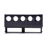 Autometer 87-95 Jeep Wrangler YJ Black Cluster Bezel - Holds Five 2-1/16in Gauges thumbnail 2