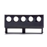 Autometer 87-95 Jeep Wrangler YJ Black Cluster Bezel - Holds Five 2-1/16in Gauges thumbnail 3