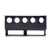 Autometer 87-95 Jeep Wrangler YJ Black Cluster Bezel - Holds Five 2-1/16in Gauges thumbnail 4