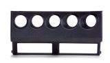 Autometer 87-95 Jeep Wrangler YJ Black Cluster Bezel - Holds Five 2-1/16in Gauges thumbnail 8