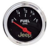 Autometer Jeep 52mm 73 OHMS Empty/8-12 OHMS Full Short Sweep Electronic Fuel Level Gauge thumbnail 1