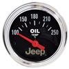 Autometer Jeep 52.4mm Short Sweep Electronic 100-250 Def F Oil Temperature Gauge thumbnail 6