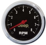 Autometer Jeep 85.7mm In-Dash 8000 RPM Tachometer Gauge thumbnail 1